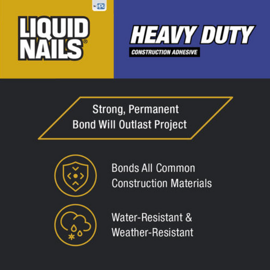 Liquid Nails Construction Adhesive - 10 oz