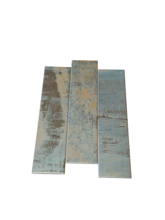 Subway Tile Metalmood Copper Matte 4x16 - Sold By Carton
