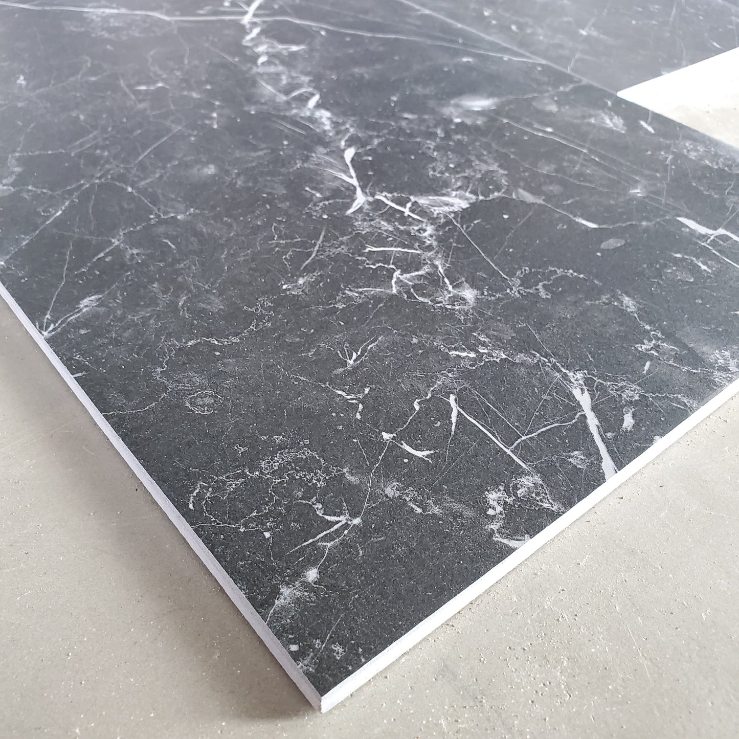 12"x24" Luxury Nero Marquina Matte Tile Glased Porcelain