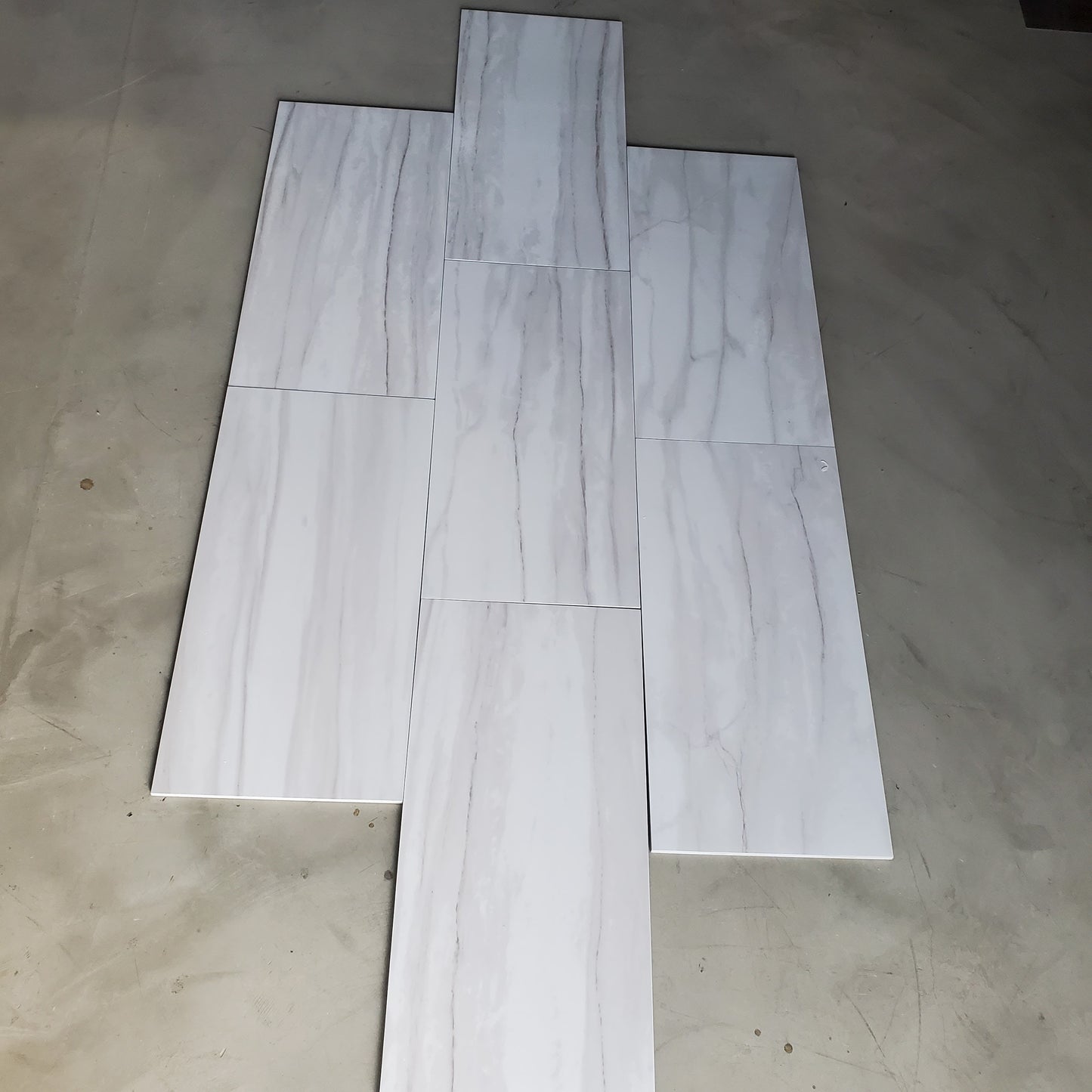 12"x24" A845 Ideology Gray Porcelain Tile Polished