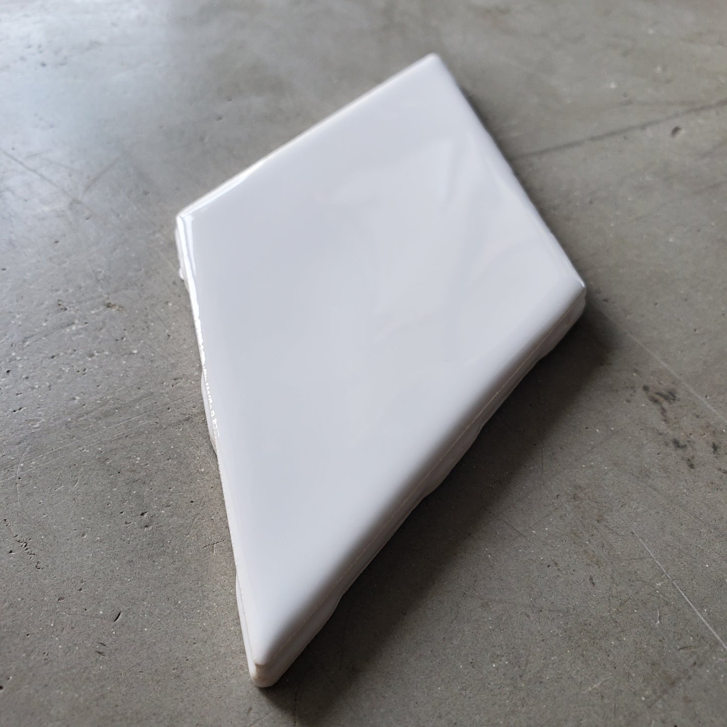 3x6 LC15 Luxcraft White Rhombus Glazed Subway Tile - Sold by ctn