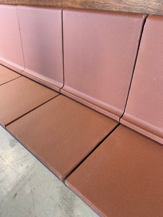 6x6 Spanish Red Quarry Base - Sold by piece