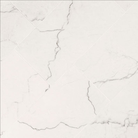 24x48 Brighton Grey Polished Marble Look Floor and Wall Tile - Sold by Ctn