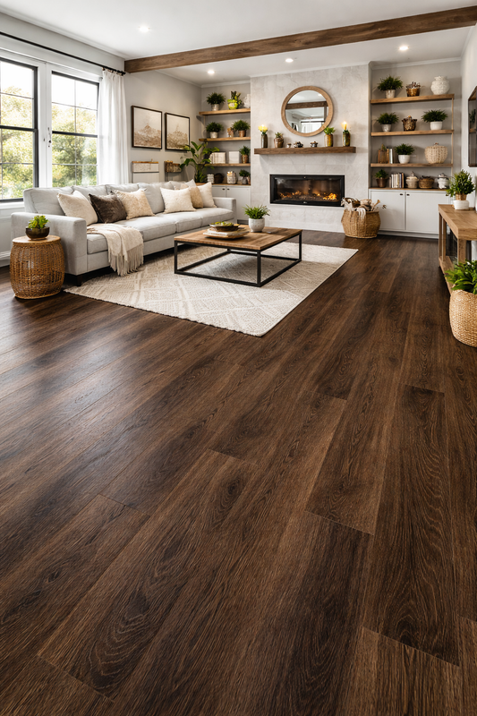 BMS - 6.5mm - 7"x48" - Click-Lock Vinyl Plank SPC - Sold by Ctn