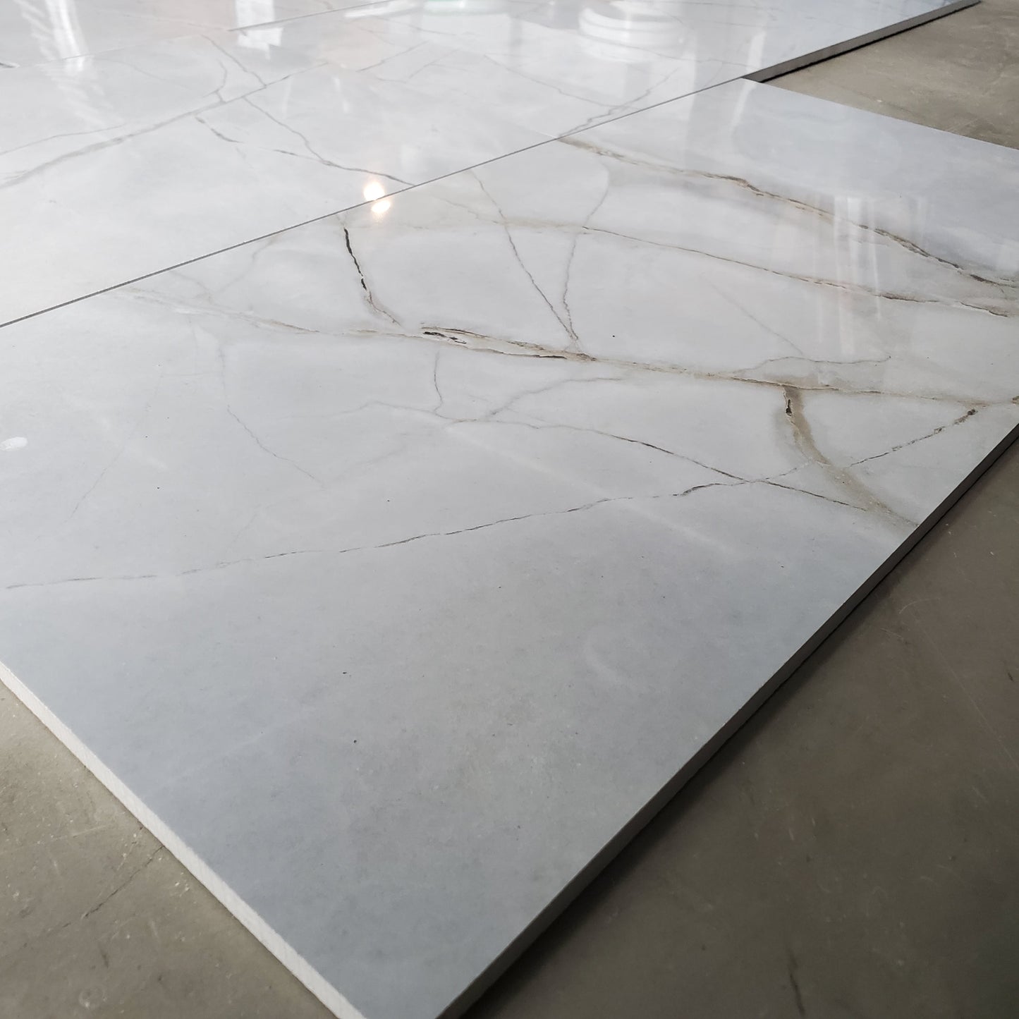 12"x24" Polished Porcelain Tile I701 Serena Frost