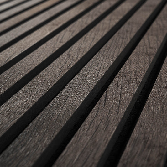 9.5"x94.5" Umber - Acoustic Wood Slat Panels - Sold by the box