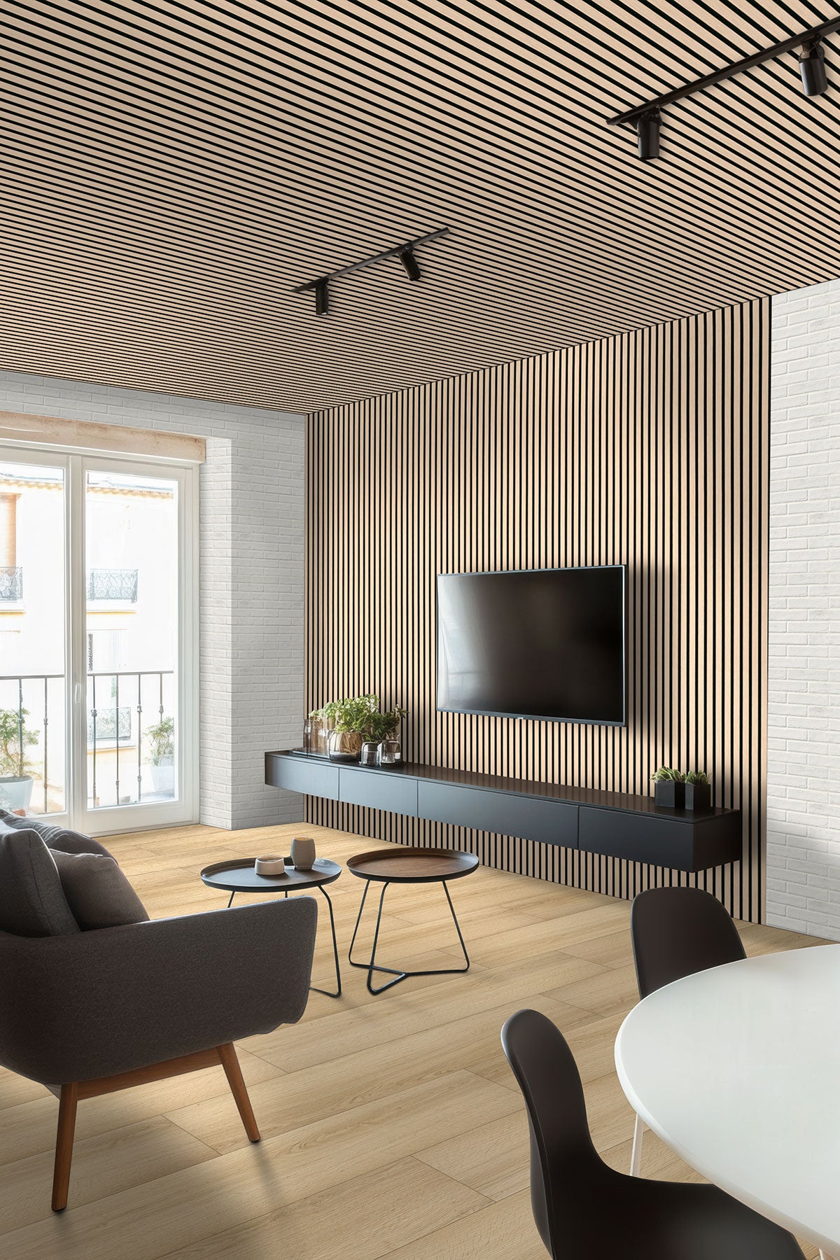 Blonde - Acoustic Wood Slat Panels