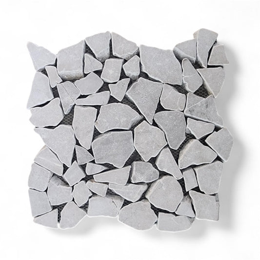 Mosaic Sheet M023 Pebble Silver A-Grade