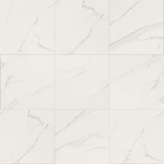 24x24 Venato White Matte Porcelain Tile - Sold by Ctn