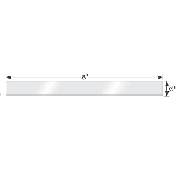 Powerhold 8" Scraper Blade - Tube - Mezquite Installations