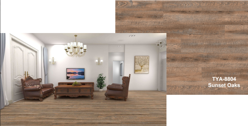 Prime Plank 6.0mm - Sunset Oaks - 7"x 48" - Vinyl Plank - Sold by ctn