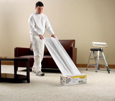 3M™ Hand-Masker™ PAINTER'S PLASTIC PLUS - Mezquite Installations