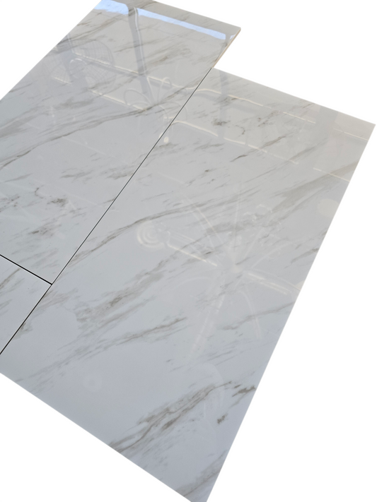 16x32 Volakas Lazarra Silver Cloud Polished A Grade- Sold By Carton