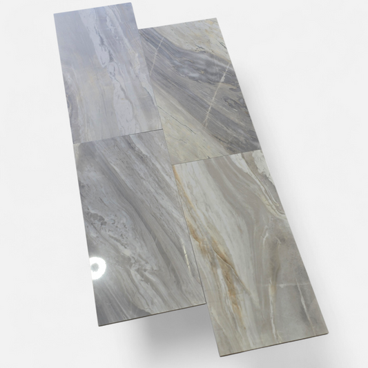 12x24 I714 HS Artebella Gray Polished B-Grade- Sold By Carton