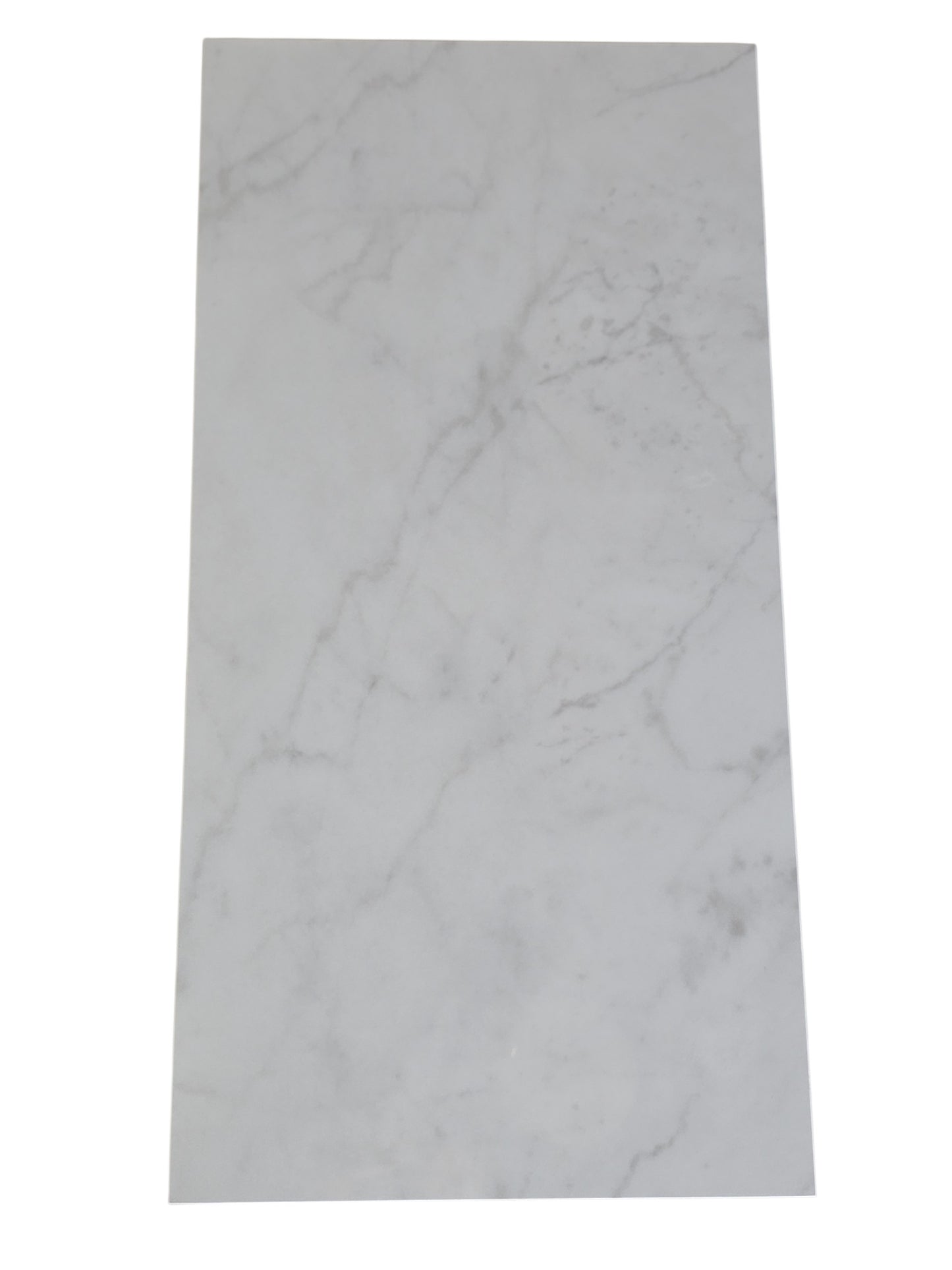 12"x24" Canova Piedra White Polished A-Grade Porcelain  - Sold by ctn