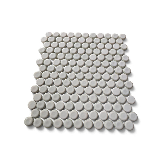 Penny Mosaic Sheet UV11 Cream A Grade 11"x11" - Sold by Sheet