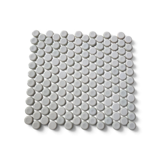 Penny Mosaic Sheet UV11 Cream A Grade 11"x11" - Sold by Sheet