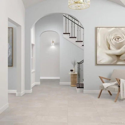 12"x24" I449 Urbanize Concrete White Matte B Grade Porcelain - Sold by ctn