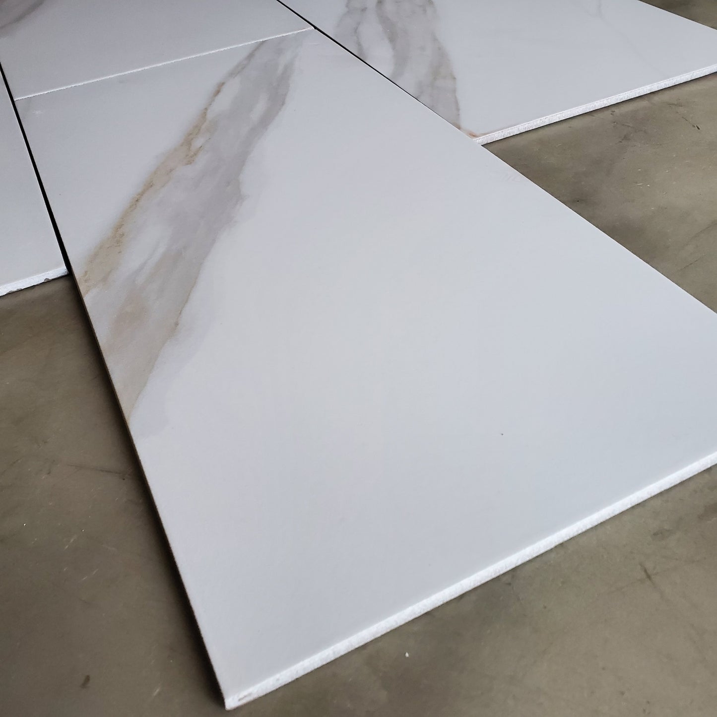 12x24 Linear White Marble Tile I526 - Sold by ctn