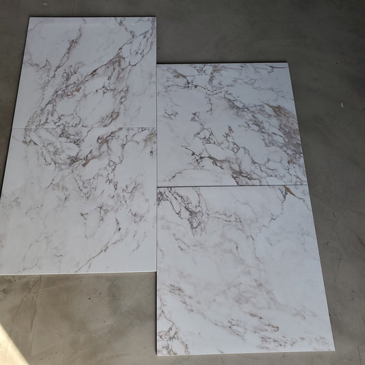 24"x24" I695 Stainmaster Polished Porcelain Tile  - Sold by ctn