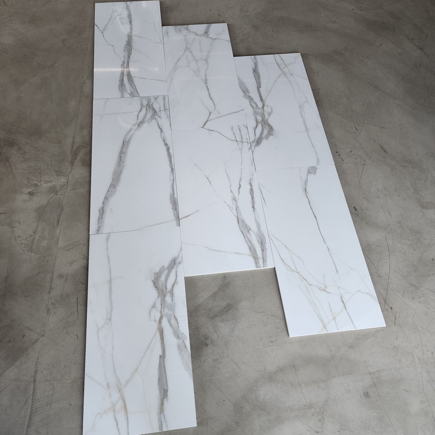 12"x24" Polished Porcelain Tile I584 Mythique Marble