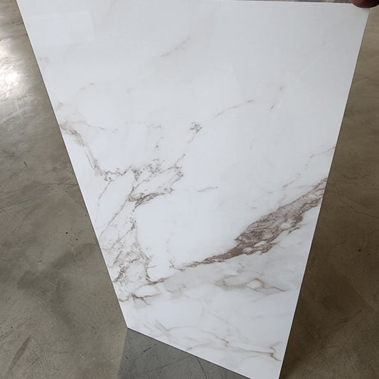 12"x24" I578 White Cal Porcelain Tile - Sold by ctn