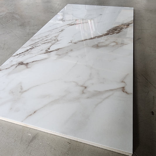 12"x24" I578 White Cal Porcelain Tile - Sold by ctn