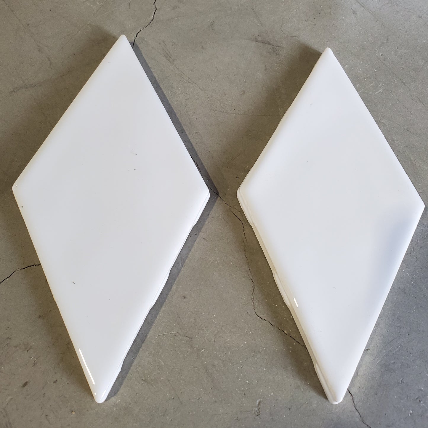 3x6 LC15 Luxcraft White Rhombus Glazed Subway Tile - Sold by ctn