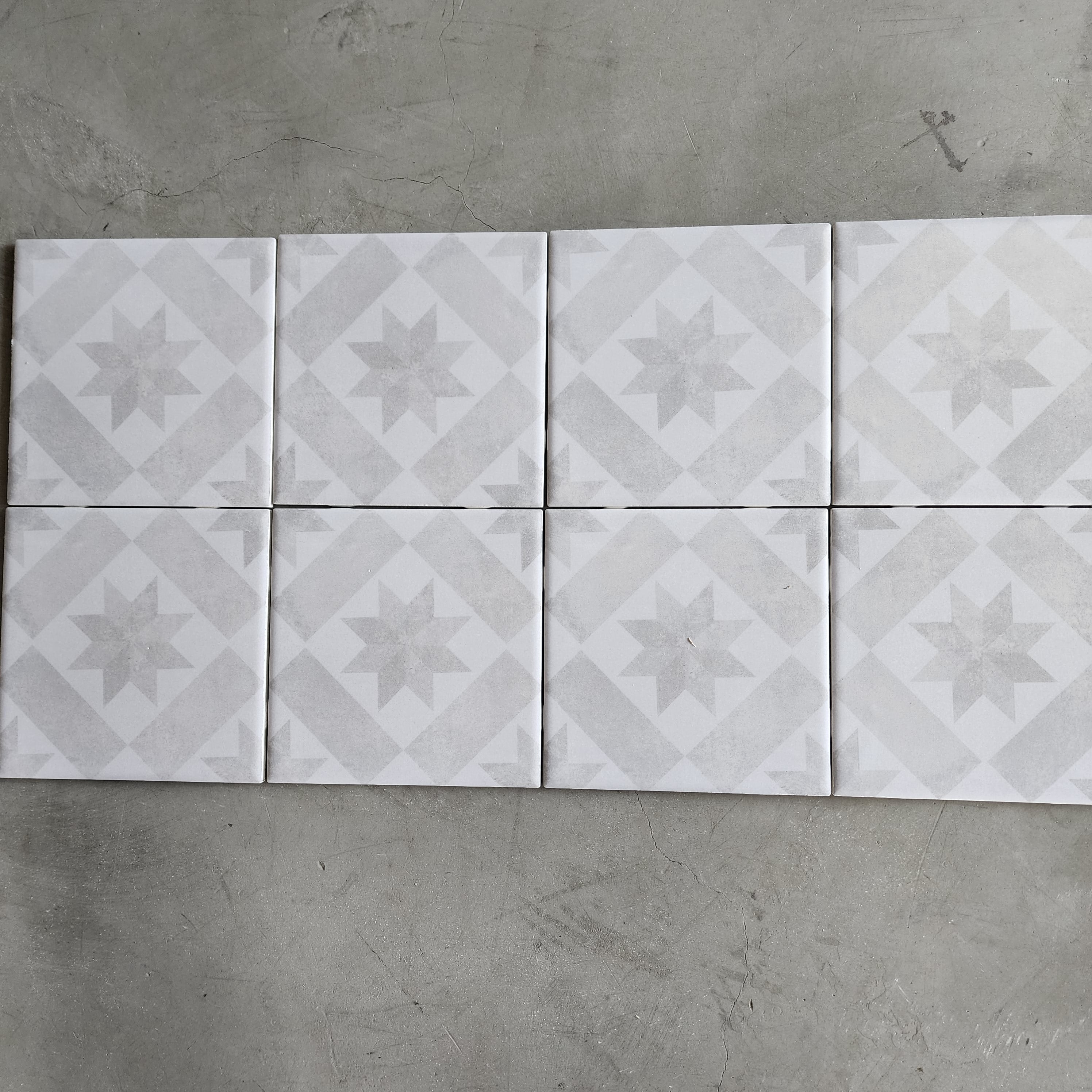 6x6 Course Diamond R Pattern 6x6 HT30 Diamond Star Beige - Sold by ctn – Bronco Building Materials