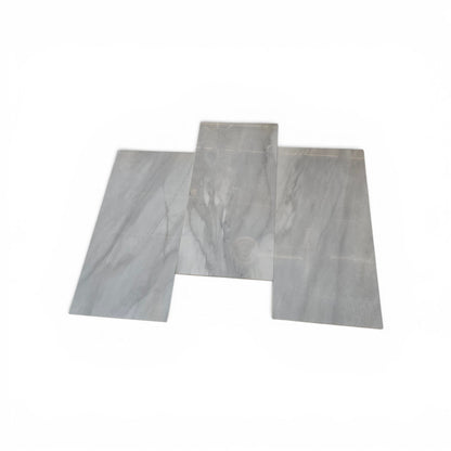 16x32 Bardiglio Grigio Polished Porcelain Tile - Sold by Ctn