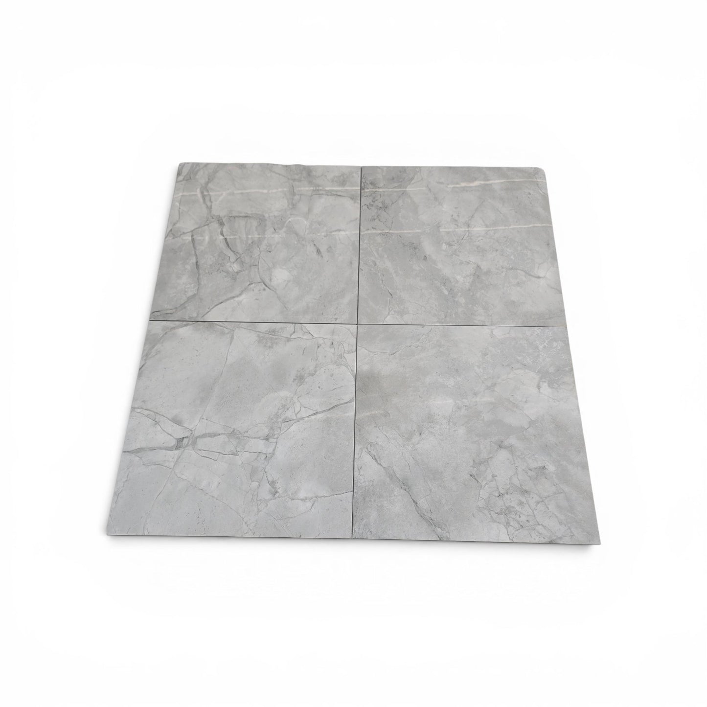 24x24 Maxisilver Polished Porcelain Tile - Sold by ctn