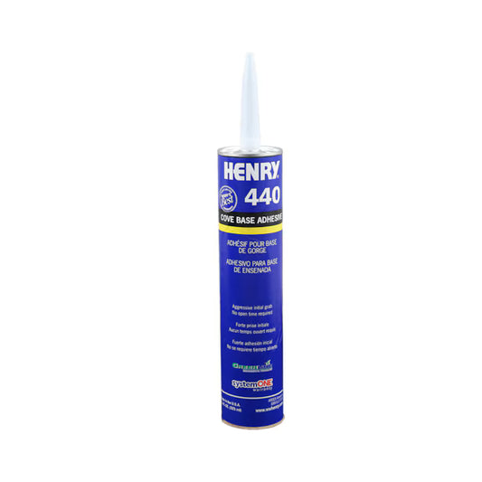 Henry 440 Cove Base Adhesive - Tubes