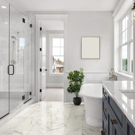 12"x24" I448 DB Calacatta Cool Matte B Grade Porcelain - Sold by ctn