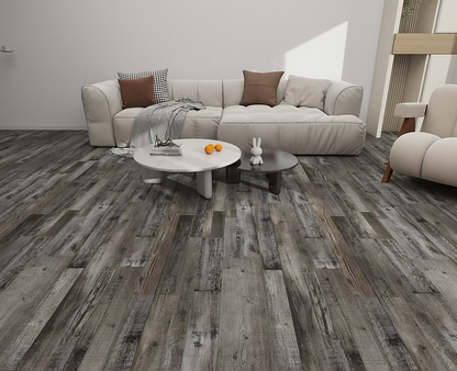 TYS - 2mm - 204 Foliage Brush - 6"x 36" - Glue Down Vinyl Plank - Sold by Ctn