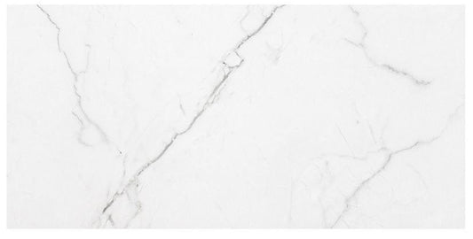 24x48 Brighton Grey Matte Marble Look Floor and Wall Tile - Sold by Ctn