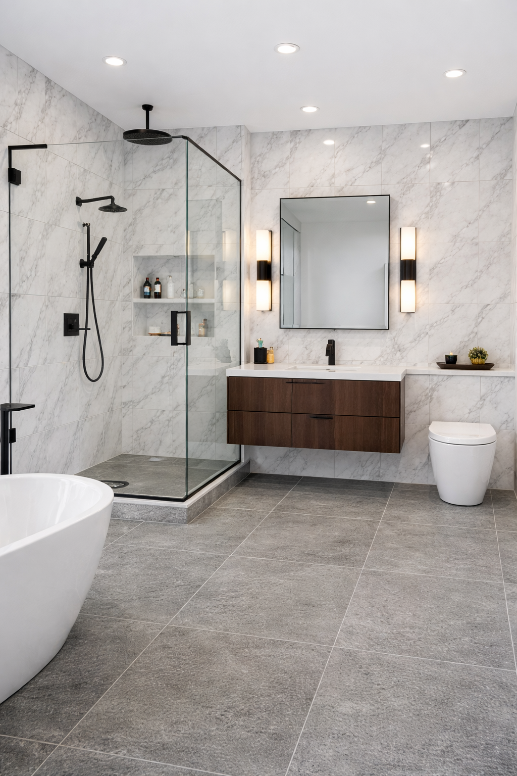 8xRan M323 Center City Arch Grey Stone Polished A Grade- Sold By Carton