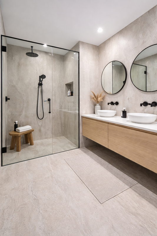 12x24 Travertino Roma Polished A Grade- Sold by ctn