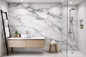 12"x36" Crash Blanco polished Rectified Ceramic- Sold By Carton