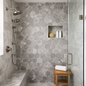 Mosaic Sheet 2" Hex M023 Presario Meta Silver A Grade - Sold By Sheet
