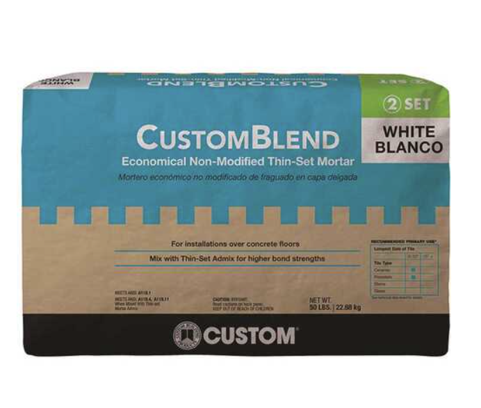 Custom Building Products - LHT White 50 lbs