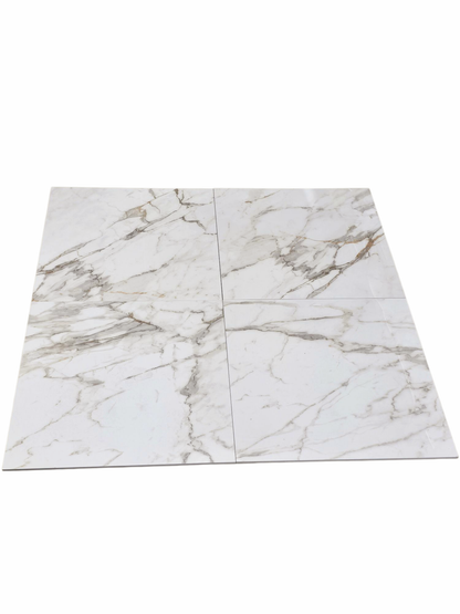 24"x24" ES51 Golden Calacatta Porcelain Tile - Sold by ctn