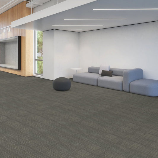 Patcraft - I0455 Isle of Skye - 12"x48" 00120 Portree - Carpet Tile - Sold by ctn