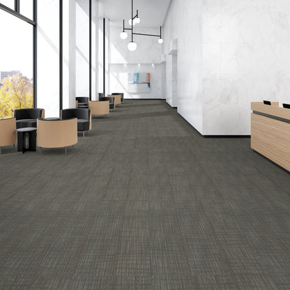 Patcraft - I0455 Isle of Skye - 12"x48" 00120 Portree - Carpet Tile - Sold by ctn