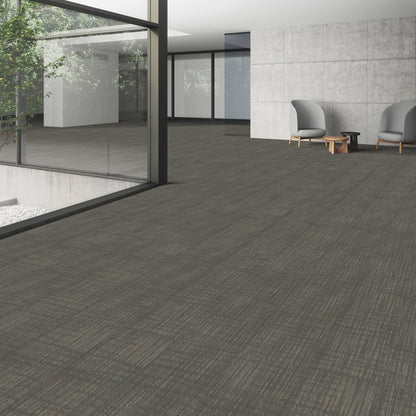 Patcraft - I0455 Isle of Skye - 12"x48" 00120 Portree - Carpet Tile - Sold by ctn