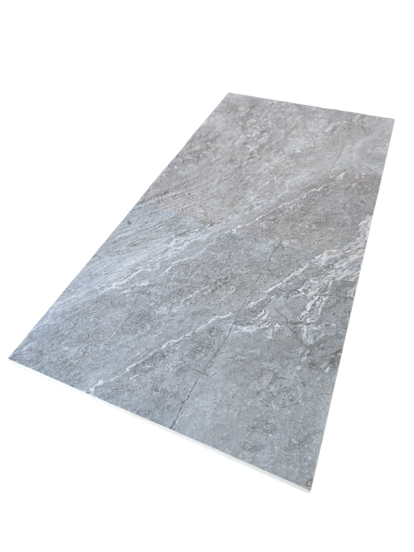 12x24 Perpetuo Gray I596 Polished Porcelain Tile - Sold by Ctn
