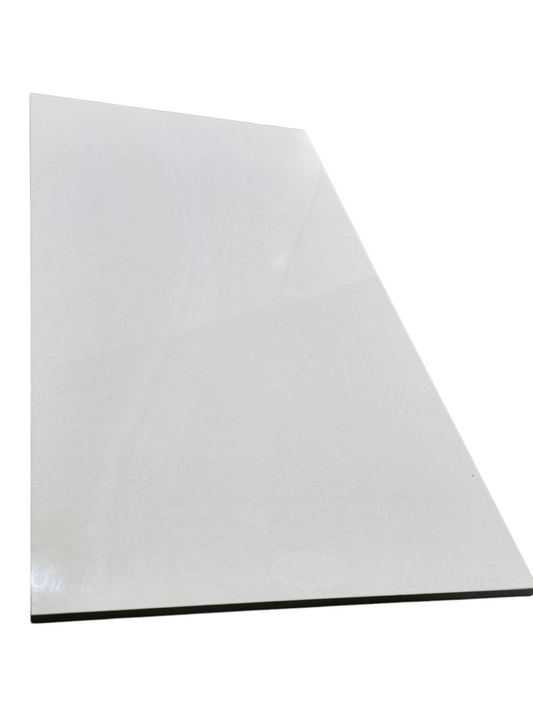 12"x24" Launton Luster White Polished Porcelain Tile - Sold by Ctn