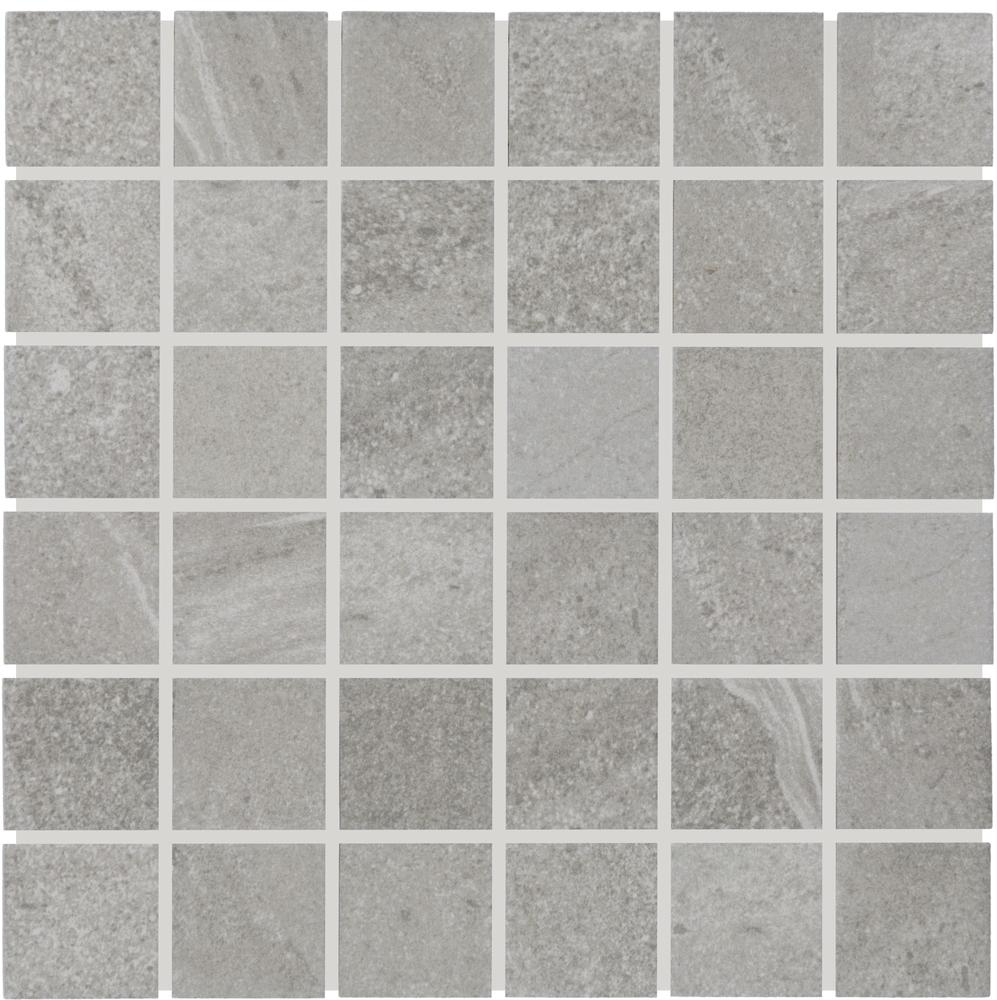 12"x12" Mosaic Tile CP47 Edmonton Steely Gray - Sold by Sheet