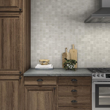 12"x12" Mosaic Tile CP47 Edmonton Steely Gray - Sold by Sheet