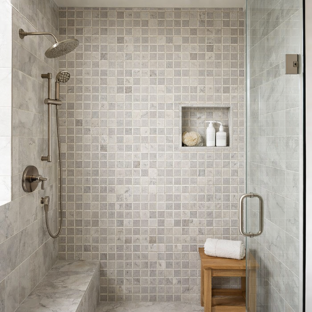 Mosaic Sheet 2x2 M321 Parksville Stone Bengali Temple A Grade