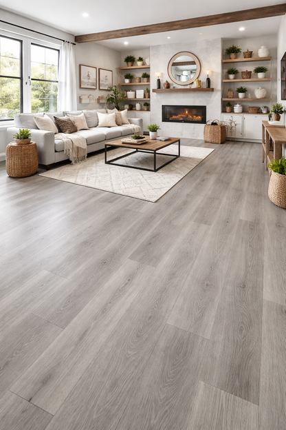 BMS - 6.5mm - 7"x48" - Click-Lock Vinyl Plank SPC - Sold by Ctn